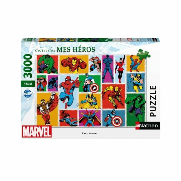 Ravensburger Puzzle 3000 pièces Retro Marvel