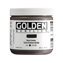 Golden Peinture Acrylique Heavy Body Terre d'ombre brûlée 473 ml