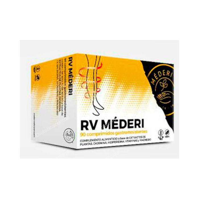 MEDERI - Mederi 90 Comprimés - Complément alimentaire pour la circulation veineuse avec Diosmine, Vitamine C, Marron d'Inde, Centella asiatica et Magnésium MEDERI - Mederi 90 Comprimés - Complément alimentaire pour la circulation veineuse avec Diosmine, Vitamine C, Marron d'Inde, Centella asiatica et Magnésium