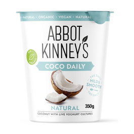 Abbot Kinney's Yogur de coco natural daily deligth bio 350ml