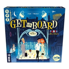 Devir Get On Board Paris & Roma Jeu de Société Stratégique 1-5 Joueurs 8+ Ans 30 Min Flip & Write