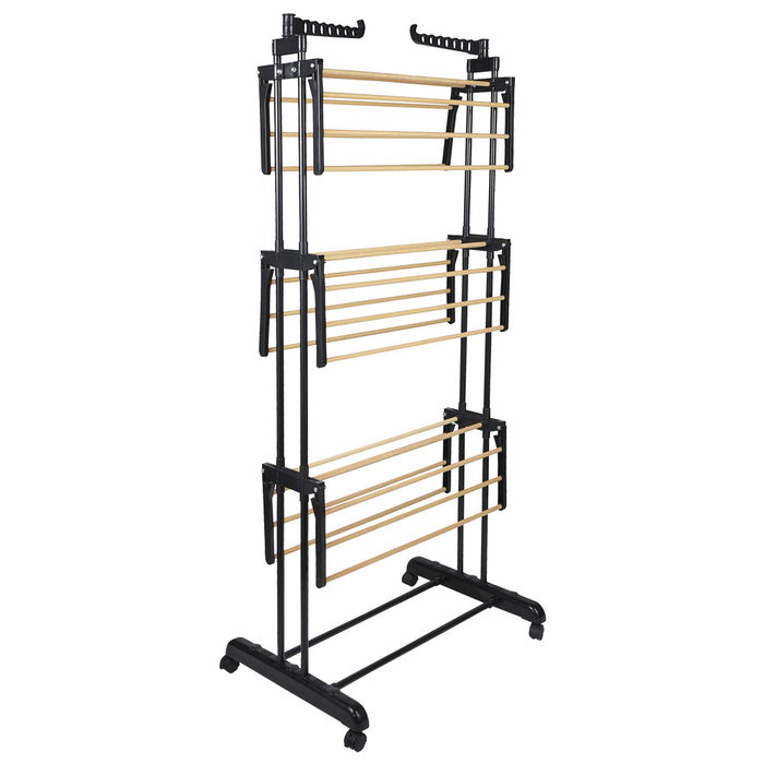 Je cherche une Idee Tendedero de 3 niveles con efecto madera