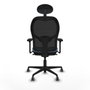 Piqueras y Crespo Chaise de Bureau avec Appui-tête Jorquera 3D036G1 Bleu ciel
