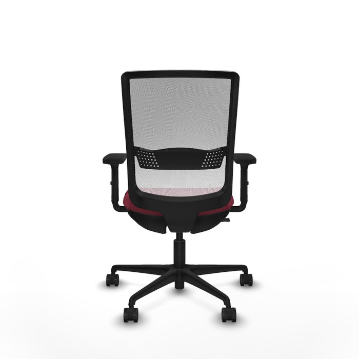 PIQUERAS Y CRESPO Chaise Haches Synchrone/Traslack Bordeaux/Blanc