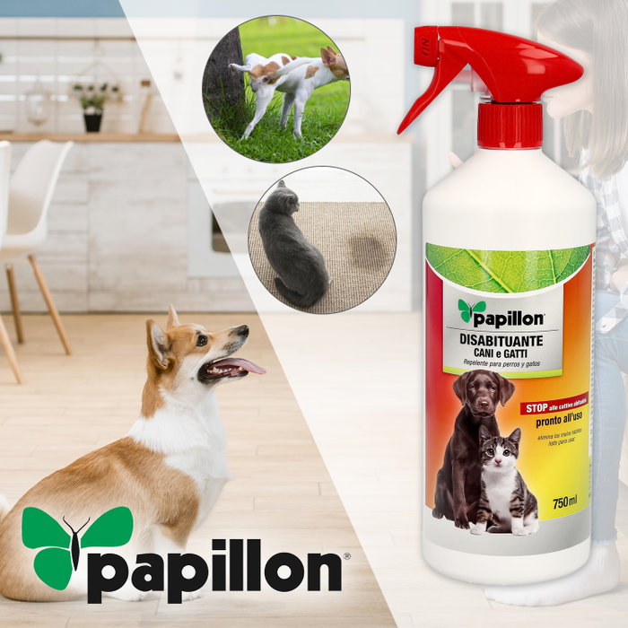 PAPILLON Répulsif pour Chiens et Chats 750 ml