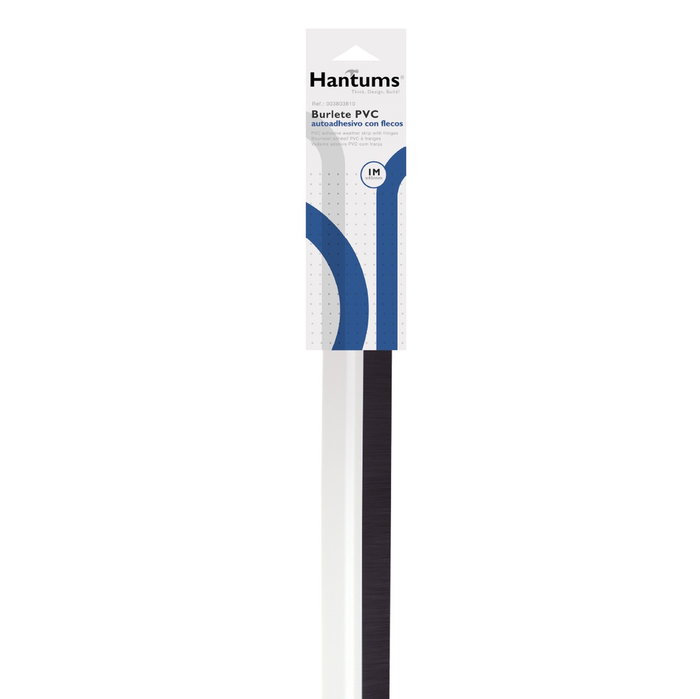 Hantums Burlete adhésif PVC avec franges 1M - Blanco Hantums Burlete adhésif PVC avec franges 1M - Blanco