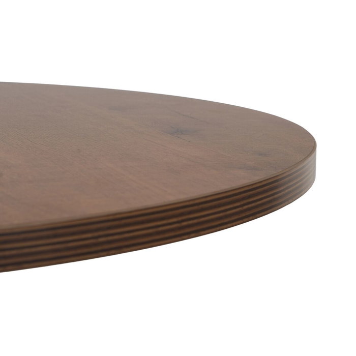 BigBuy Home Table Noir Naturel Bois MDF 80 x 80 x 75 cm BigBuy Home Table Noir Naturel Bois MDF 80 x 80 x 75 cm