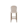Tabouret Home ESPRIT Blanc Cuir