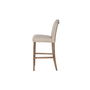 Tabouret Home ESPRIT Blanc Cuir