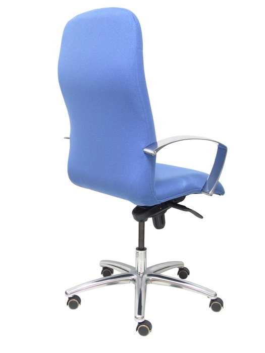 Piqueras y Crespo Chaise de Bureau Caudete Bali Bleu clair