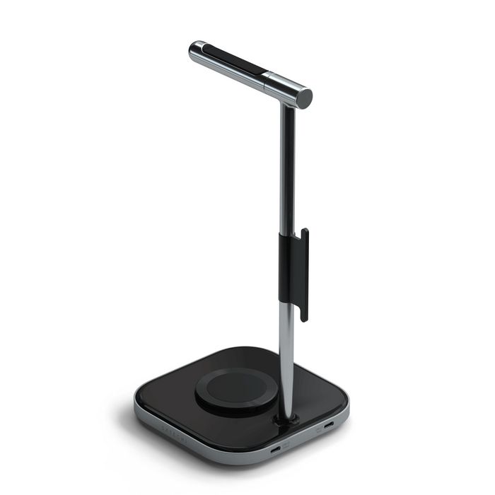 Satechi Support pour Casque 2-en-1 avec Chargeur sans Fil et Port USB-C Satechi Support pour Casque 2-en-1 avec Chargeur sans Fil et Port USB-C