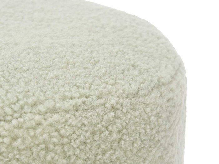Giftdecor Puff Borreguito Vert 32x36x32 cm en Bois MDF et Tissu