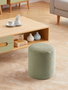 Giftdecor Puff Borreguito Vert 32x36x32 cm en Bois MDF et Tissu