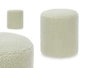 Giftdecor Puff Borreguito Vert 32x36x32 cm en Bois MDF et Tissu