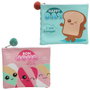 The Concept Factory Trousse de maquillage Kawaii assortie de modèles de couleur verte ou rose.