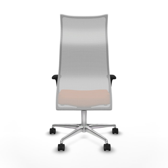 Piqueras y Crespo Albacete Chaise de Bureau Orange et Blanc