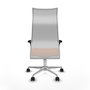 Piqueras y Crespo Albacete Chaise de Bureau Orange et Blanc