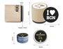 Innspiro Kit 5 Tampons en Bois Barcelona Sentimental et Encre Noire