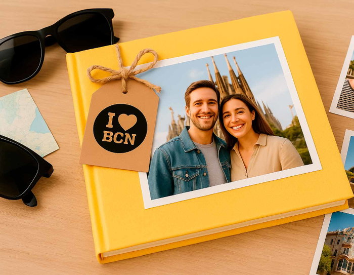 Innspiro Kit 5 Tampons en Bois Barcelona Sentimental et Encre Noire Innspiro Kit 5 Tampons en Bois Barcelona Sentimental et Encre Noire