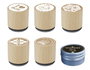 Innspiro Kit 5 Tampons en Bois Barcelona Sentimental et Encre Noire