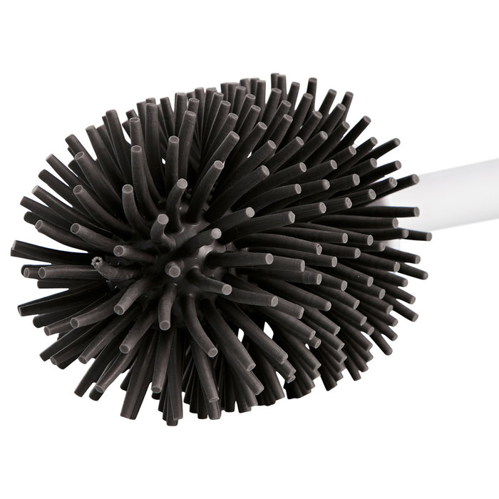 Day Brosse WC avec tête en caoutchouc doux et fixation murale Day Brosse WC avec tête en caoutchouc doux et fixation murale