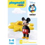 Playmobil PLAYMOBIL 1.2.3 - Mickey Sol Giratorio 71321 - Set de Début Disney avec Mickey Tournant et Son de Sonajero - Développe les Compétences Motrices - À Partir de 12 Mois