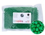 Innspiro Rocaille en verre rond opaque vert 3,8 mm 500g