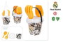 Color Baby - Seau de plage Real Madrid 14 cm avec pelle et râteau - Jeu de plage - À partir de 18 mois