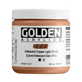 Golden Peinture Acrylique Heavy Body Iridescente Cob. Claro (Fino)