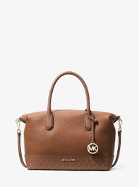 MICHAEL KORS Sac à main 38S6G4FS2V-LUGGAGE marron en cuir