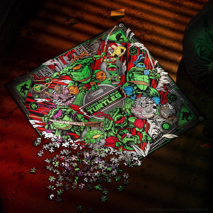 Theory11 Puzzle multidimensionnel Teenage Mutant Ninja Turtles (1000 pièces)