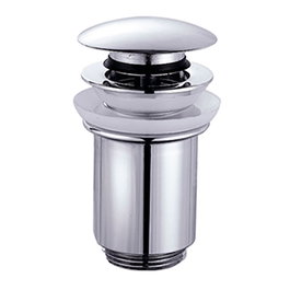 Verhal Válvula clic-clac Grande 1 ¼ pouce Ø66 x 90 mm pour Lavabo et Bidet Laiton Chromé