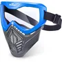 ZURU X-SHOT Excel Blue Mask - Masque de protection réglable avec ventilation intégrée - Design stylé