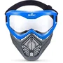 ZURU X-SHOT Excel Blue Mask - Masque de protection réglable avec ventilation intégrée - Design stylé