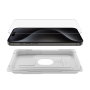 Belkin OVA160HQ ScreenForce Protecteur en Verre Trempé pour iPhone 16 Pro Max - Dureté 9H Antibactérien 0.33mm