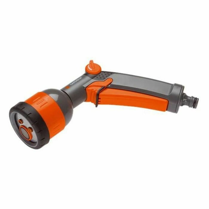 Gardena Pistolet d'arrosage Comfort 5 types de jets Gris Orange