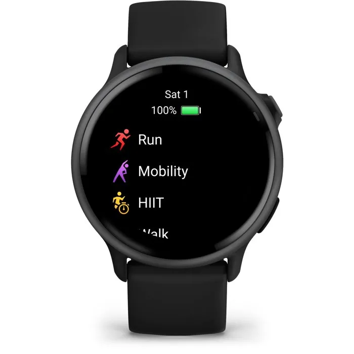 Garmin vívoactive 6 - 42mm - Noir/Gris foncé