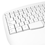 Phoenix technologies K201 Clavier ergonomique sans fil 2.4 GHz avec touches multimédia