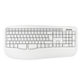 Phoenix technologies K201 Clavier ergonomique sans fil 2.4 GHz avec touches multimédia