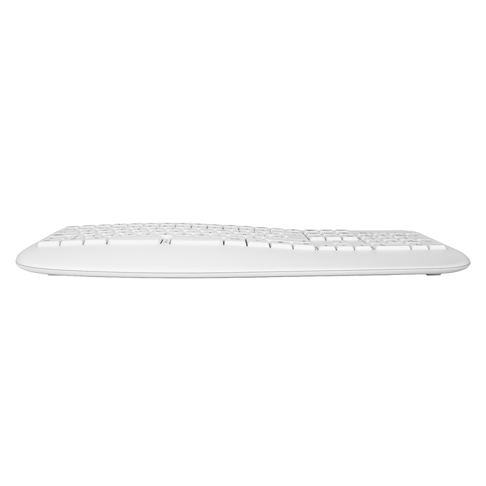 Phoenix technologies K201 Clavier ergonomique sans fil 2.4 GHz avec touches multimédia