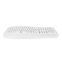 Phoenix technologies K201 Clavier ergonomique sans fil 2.4 GHz avec touches multimédia
