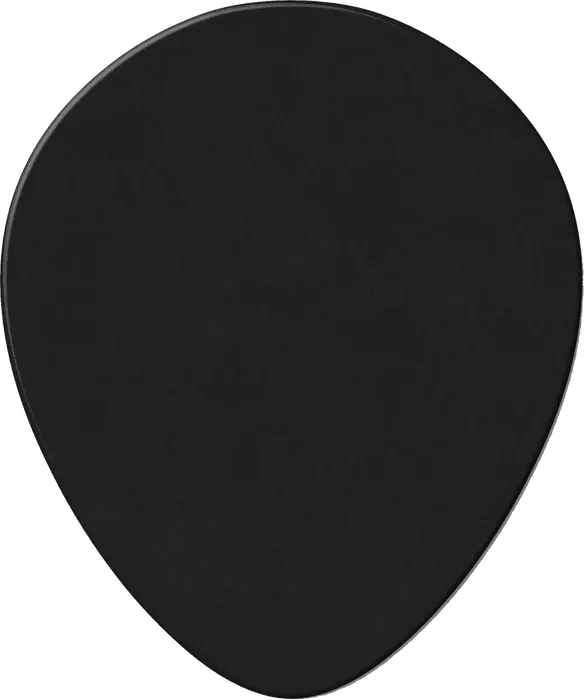 DUNLOP Pack de 12 médiators Genuine Celluloid Teardrop noir - Thin