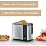 Severin AT 2589 Grille-pain automatique compact 1 fente inox/noir
