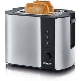 Severin AT 2589 Grille-pain automatique compact 1 fente inox/noir