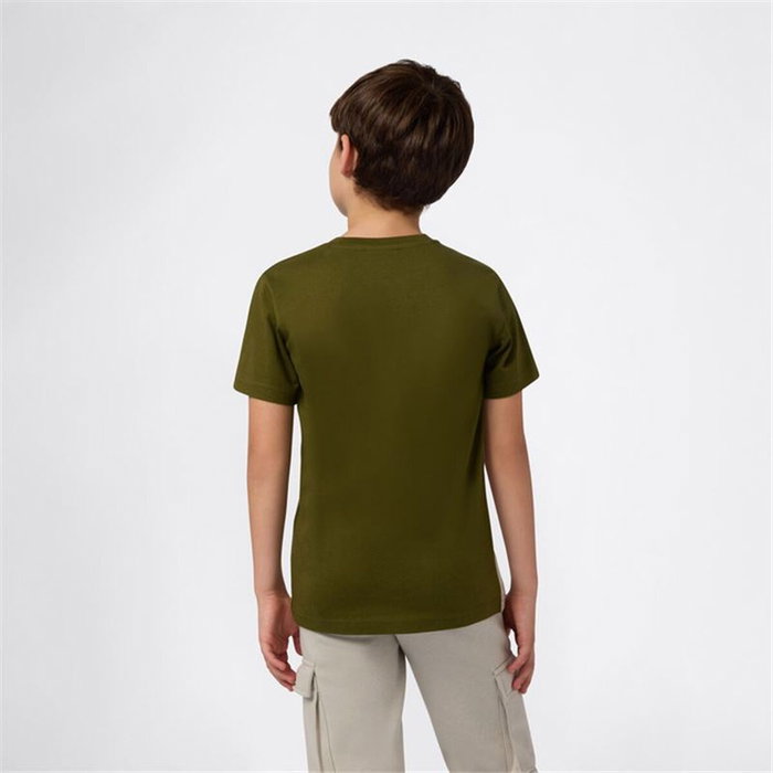 T shirt à manches courtes Enfant Champion Icons Plus Olive 7-8 ans