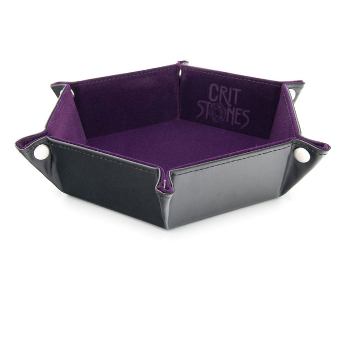 Glassstaff CritStones Plateau à dés pliant Dragon Skin Edition Purple