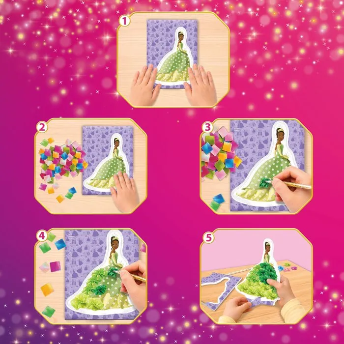 Lisciani Giochi Princess Kit Tissu Créatif DIY - Princesses Disney Lisciani Giochi Princess Kit Tissu Créatif DIY - Princesses Disney