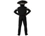 Déguisement Homme avec Veste Noire à Crâne et Pantalon