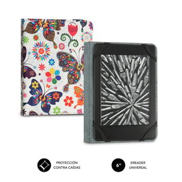 Subblim Clever Housse Ebook Case 6 Pouces pour Liseuse Multicolor