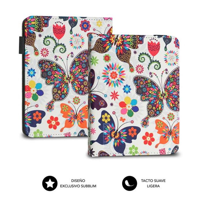 Subblim Clever Housse Ebook Case 6 Pouces pour Liseuse Multicolor Subblim Clever Housse Ebook Case 6 Pouces pour Liseuse Multicolor